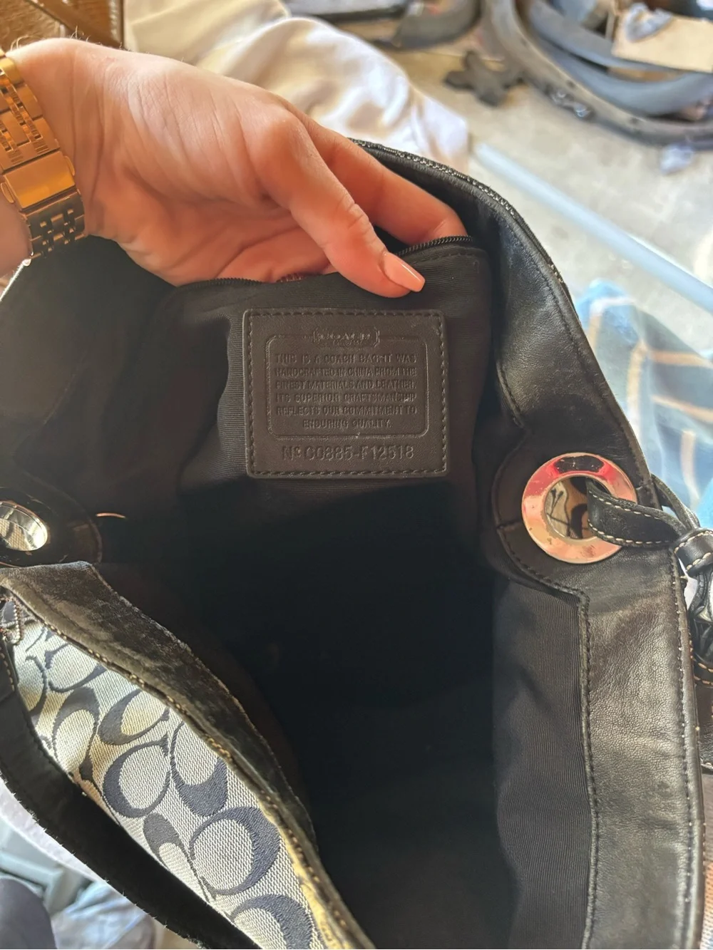 Coach messenger bag